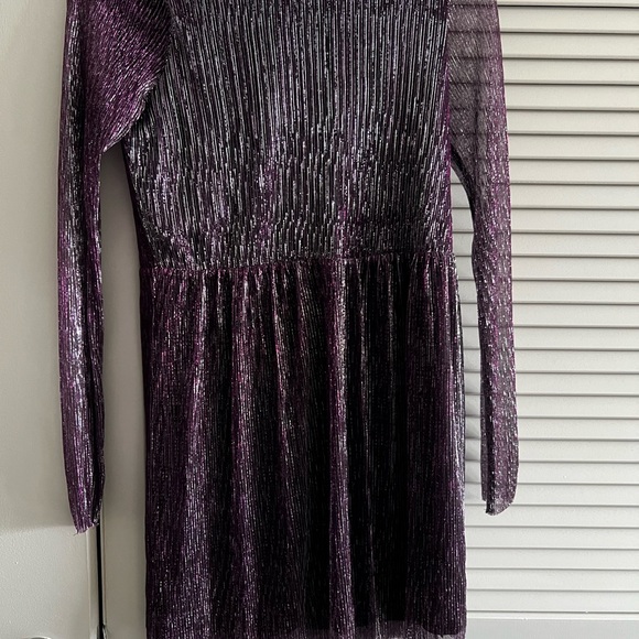 Shimmery Purple Party Dress - Picture 3 of 5